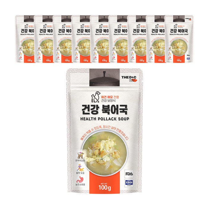 더독 반려동물 건강 보양식 파우치