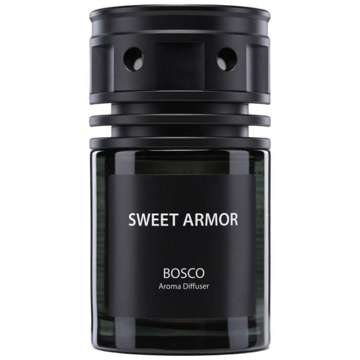 스윗아머 프리미엄 차량용방향제 SAC10 150ml 컵홀더거치형 자동차디퓨저, 블랙 / 블랙체리, 1개