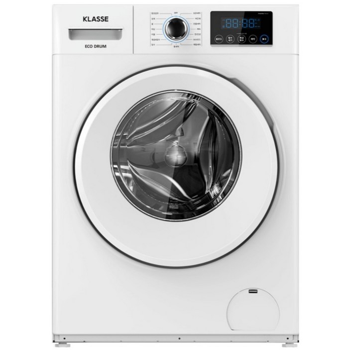 [10%환급가전] 위니아 클라쎄 드럼 세탁기 WDA908SWD(AK) 8kg 화이트 1등급 소형 원룸 1인가구 빌트인X