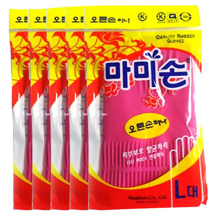 마미손 오른손 하나 고무장갑
