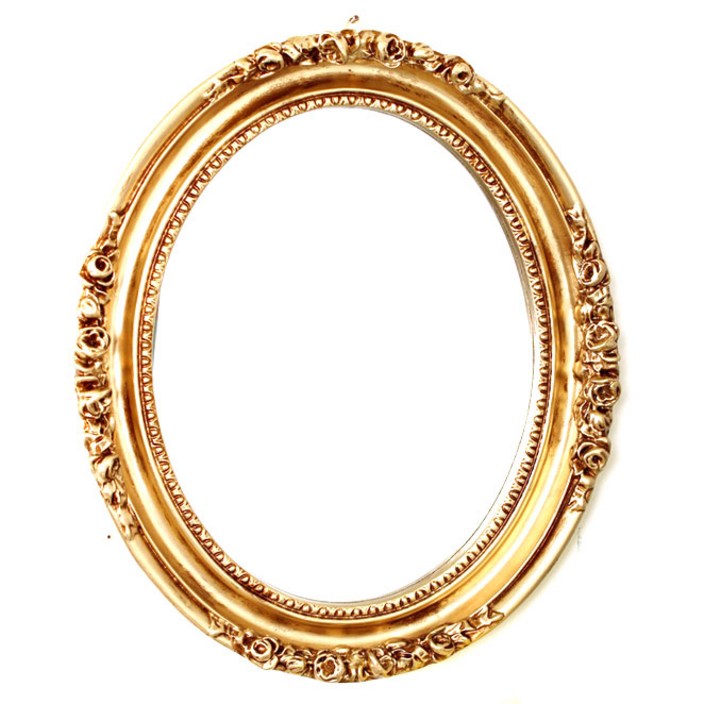 키다리 줄리 원형 거울, 골드