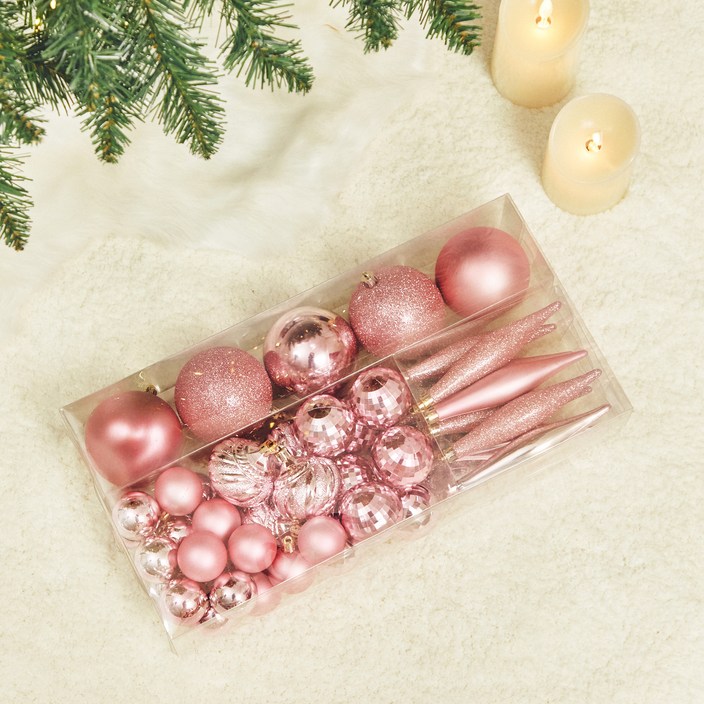 크리스마스 오너먼트 믹스 트리 장식 49p 세트