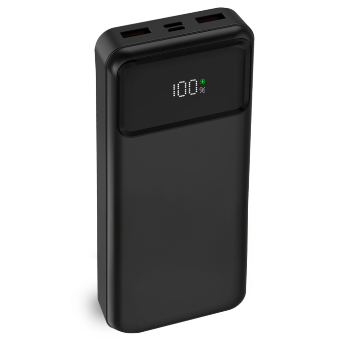 에이팔란스 22.5W 3.0PD 지원 고속충전 대용량 보조배터리 20000mAh 멀티단자, 블랙, APXPB200001