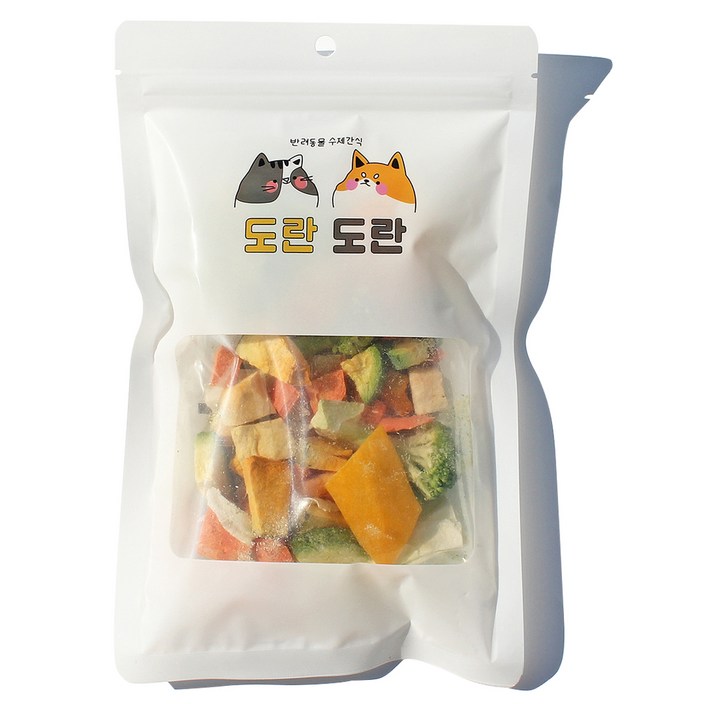 도란도란 반려동물 베지칩스 미니 동결건조 사료