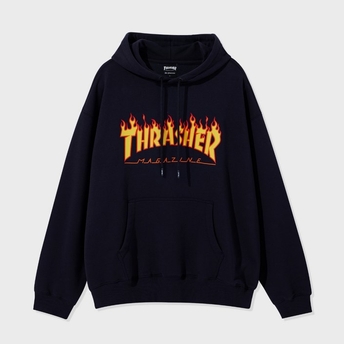 트레셔 플레임 로고 후디 TR2403HD02