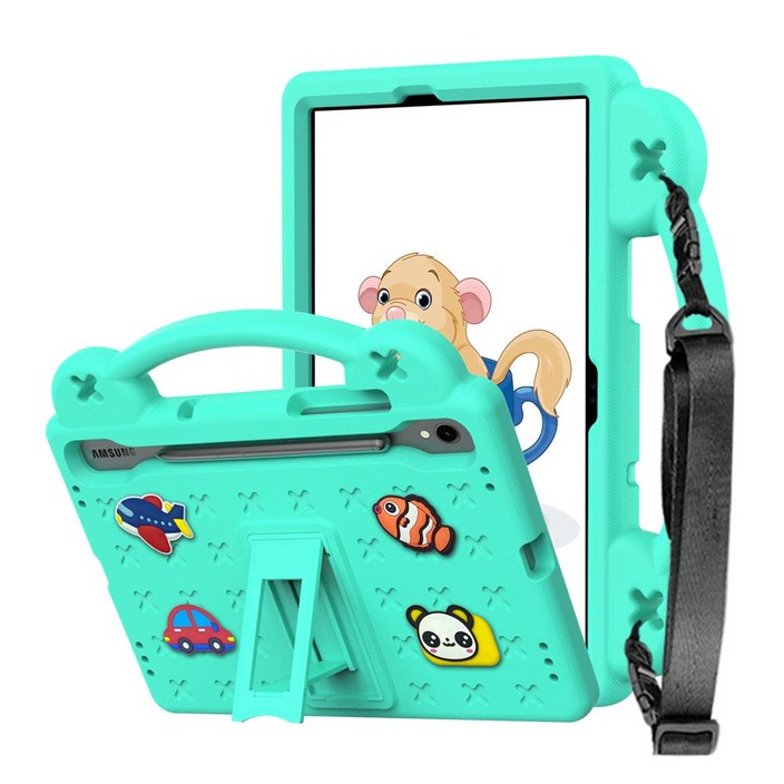 스냅케이스 아이패드 애니멀 비츠 에바폼 케이스, 민트