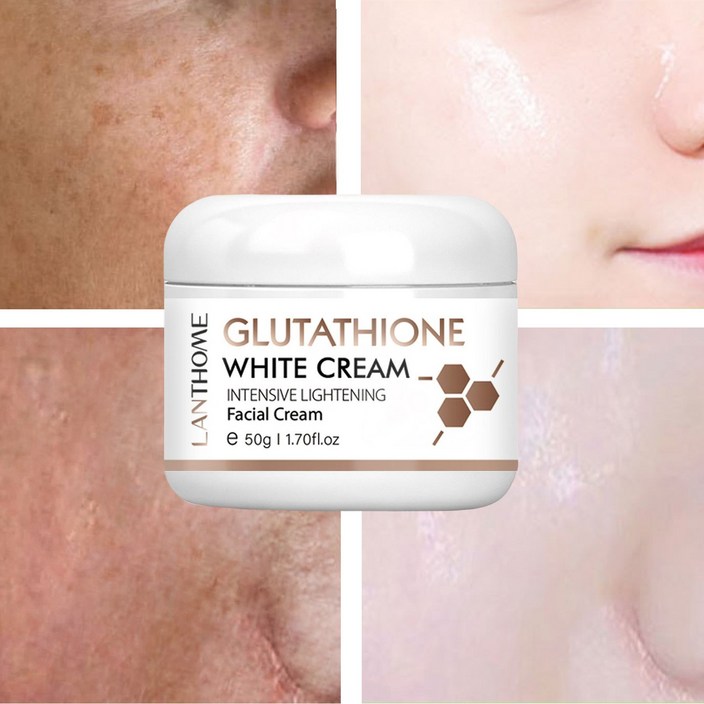 본토출하 LANTHOME 미백크림 검버섯 글루타치온 크림 멀티케어 기미 잡티 크림