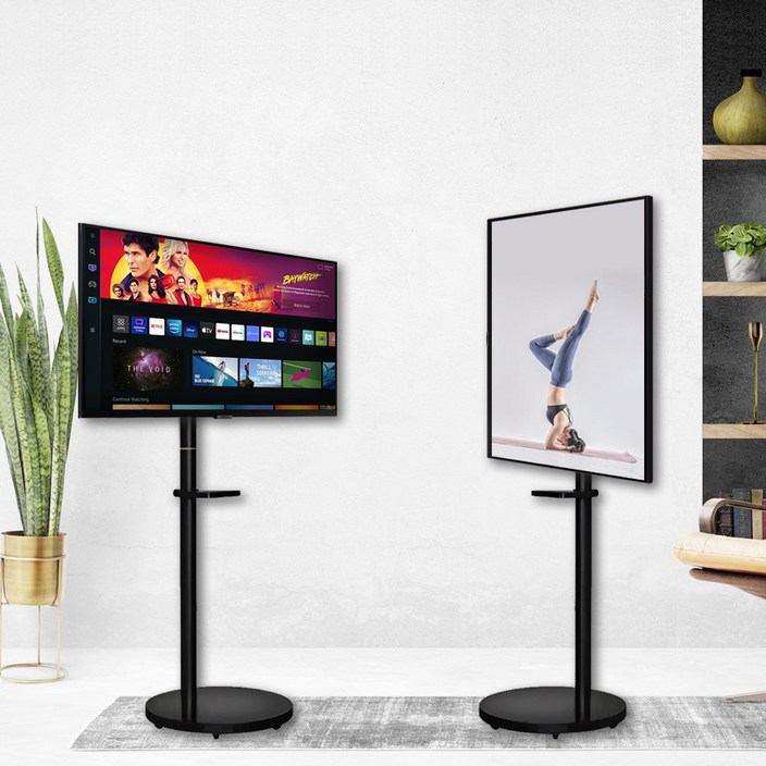 스마트모니터 M7 32인치 IPTV 블랙 UHD 4K  스탠드 패키지 삼탠바이미 이동식스탠드