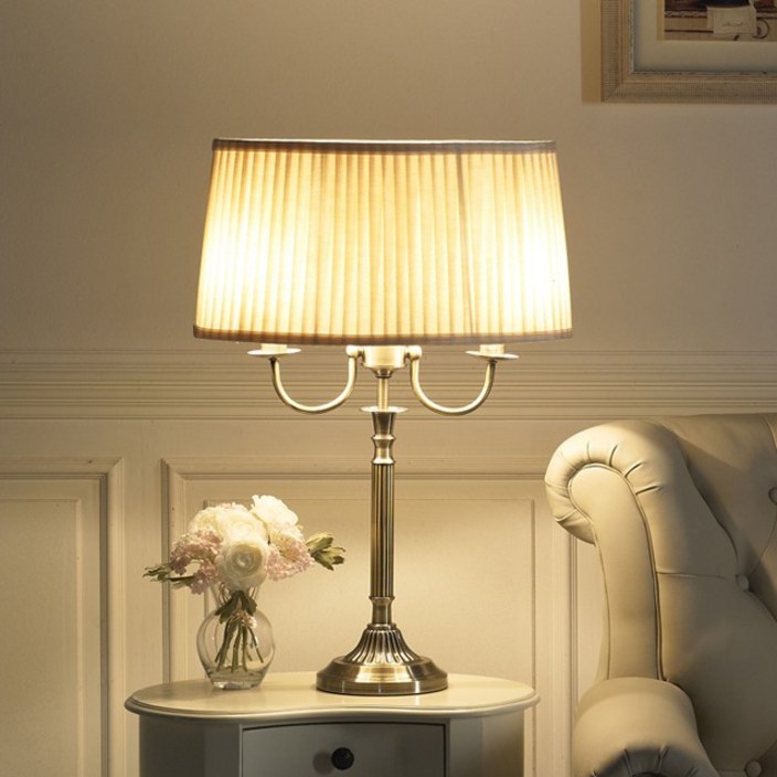 루미앤 침실 단스탠드 앤틱 테이블 스탠드 조명 baroness