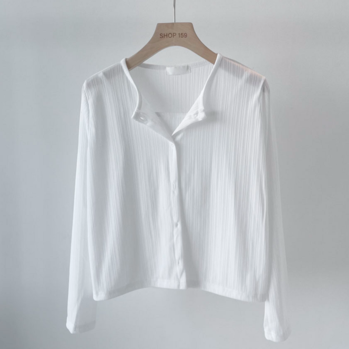 샵159 국내제작 여성용 베리 여름 이너나시 긴팔 가디건 세트