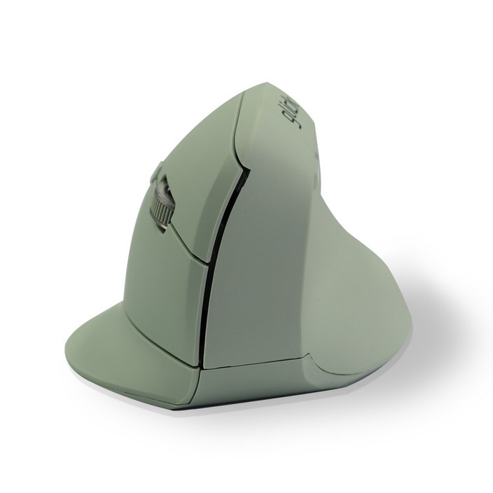 지클릭커 오피스프로 에르고 버티컬 인체공학 손목보호 블루투스 무선 무소음 마우스 자동절전 OP70 그린