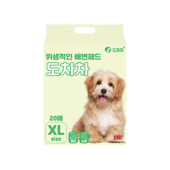 도차차 강아지 반려견 애견 배변패드 100g, xlarge ,(76 x 90cm) SAP 9g, 6팩, 20개입
