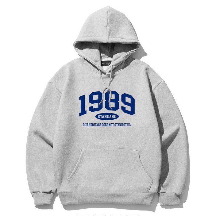 국내정품1989스탠다드 후드티 그레이 멜란지화이트 블랙 네이비