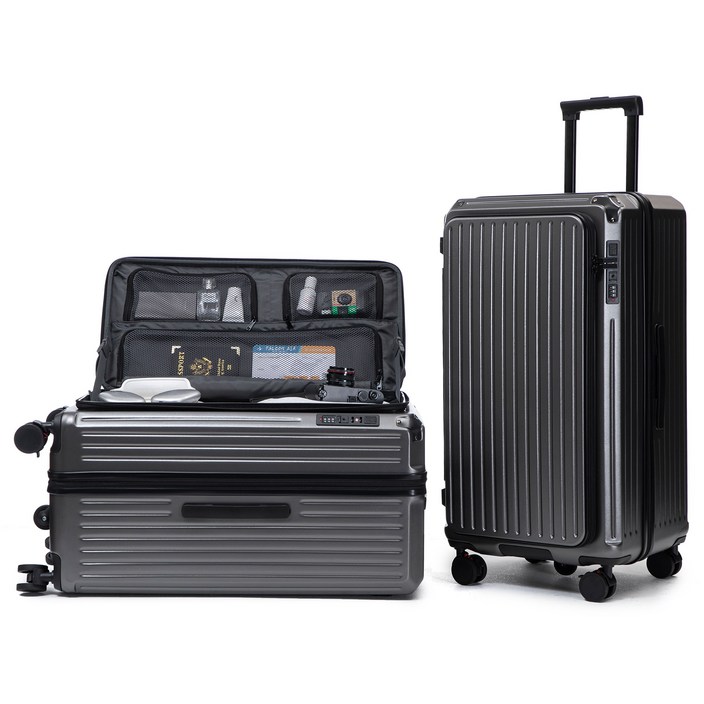 Tanit 전면오픈 대형 캐리어 26인치 28인치 30인치 여행용 소프트 확장형 usb충전