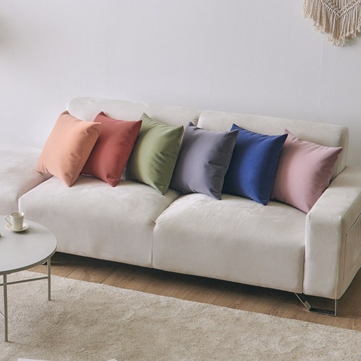 베르사 국내수작업 50X30/40X40(솜포함) 북유럽 기능성 인테리어쿠션 쇼파쿠션 소파쿠션 발수 방수 이지클린 패브릭쿠션, 네이비40X40