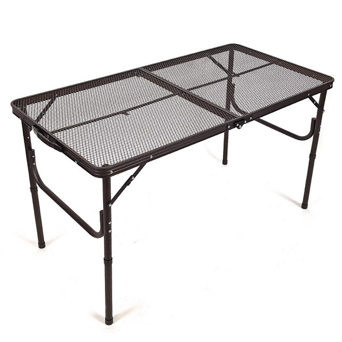 2단높이 접이식 메쉬테이블 120X60cm 2단높이 접이식 메쉬테이블 120X60cm