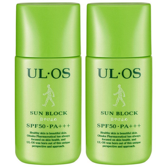 우르오스 플러스 선블럭 SPF50+, PA +++/워터프루프 x2, 2개, 25ml