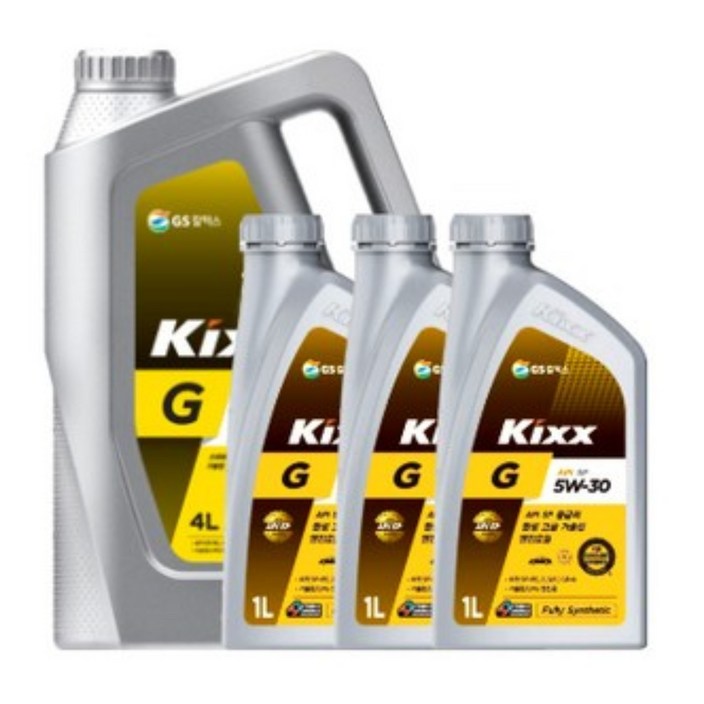 그랜저IG 3.0 3.3 가솔린 엔진오일세트 킥스G 에어필터 오일필터 순정 호환형, 7L, 5w30, 1세트