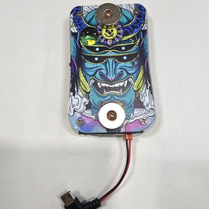 오토바이 배달대행 도깨비 LED 후레쉬 충전패드,찍판, 도깨비