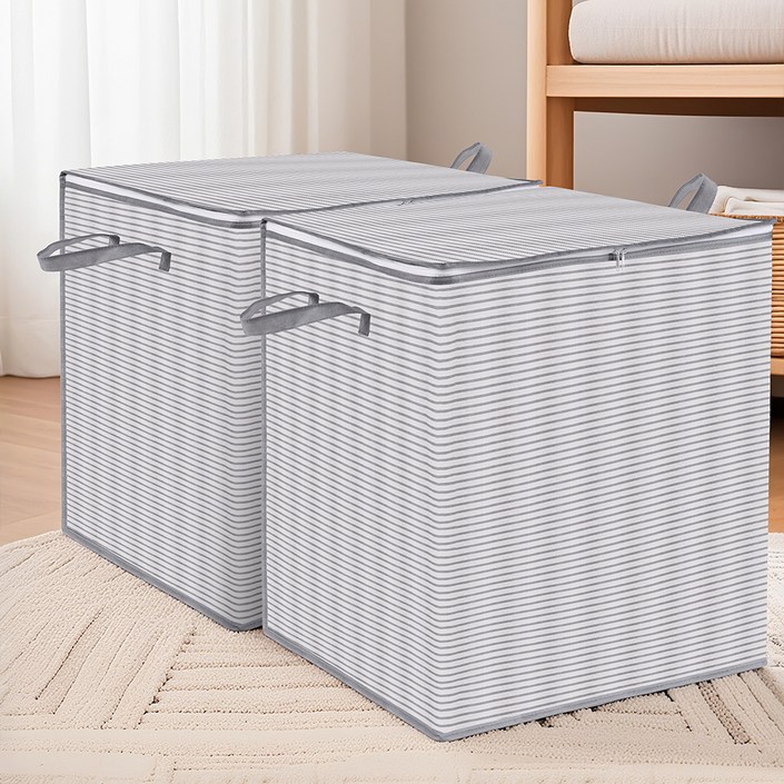 코멧 대용량 패브릭 이불 의류 정리함 180L