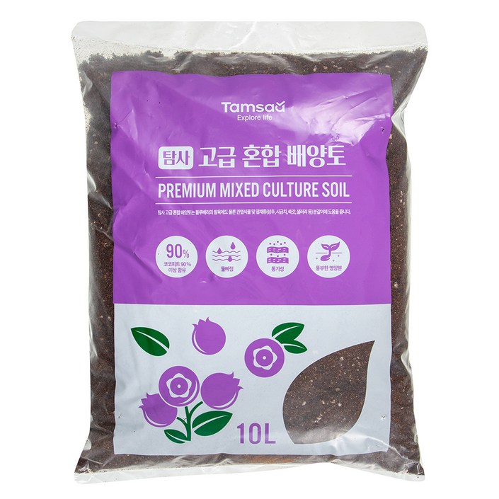 탐사 고급혼합 배양토 10L, 1개 탐사 고급혼합 배양토 10L, 1개