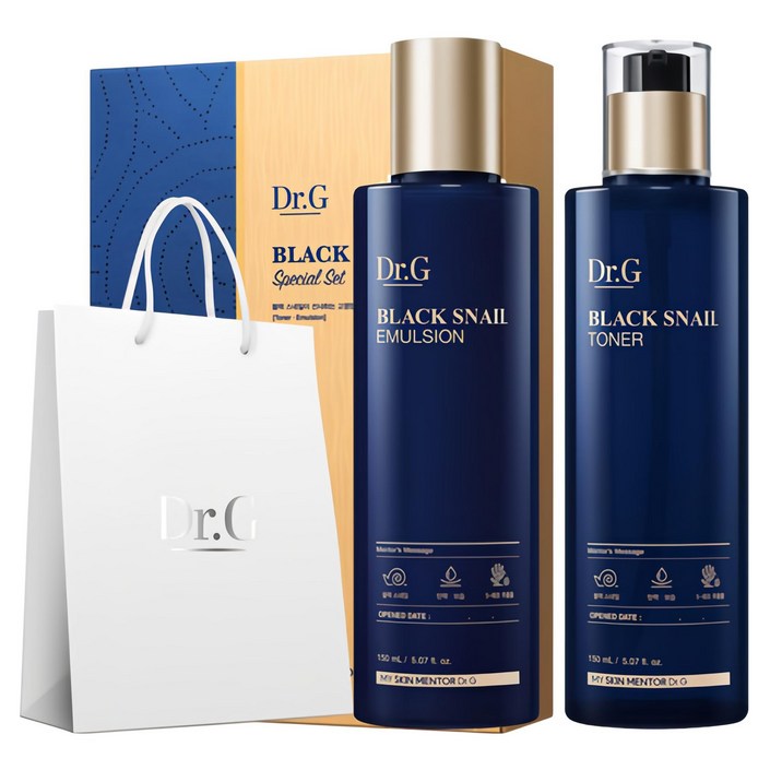 닥터지 블랙 스네일 토너 150ml + 에멀전 150ml 스페셜 선물세트