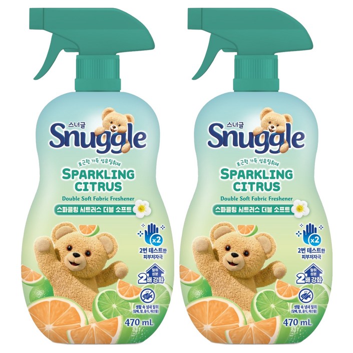 스너글 스파클링 시트러스 더블 소프트 섬유탈취제 본품