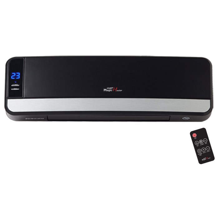 윈드피아 벽걸이 블랙 온풍기