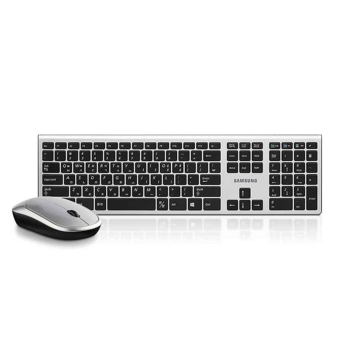 삼성전자 무선 키보드 마우스 세트, 일반형, SRP9500B, 블랙