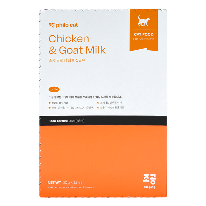 조공 성묘용 필로캣 고양이 습식사료, 닭, 90g, 1개