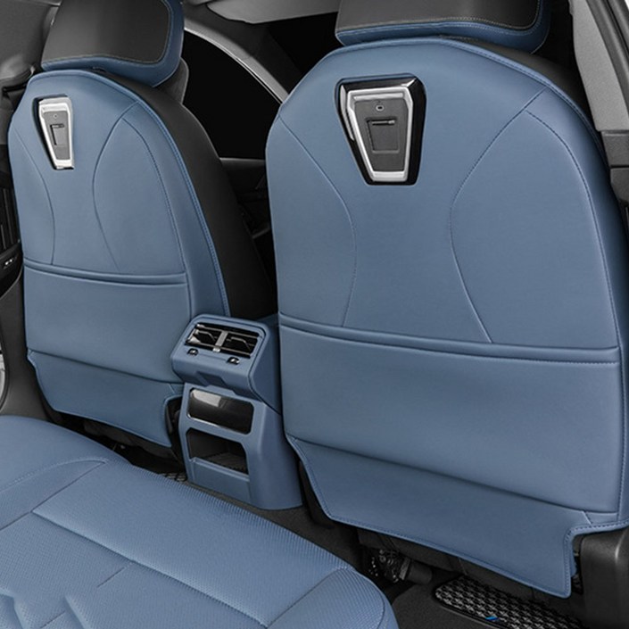 카에버 BMW 5시리즈 g60 전용 프리미엄 시트 킥패드 i5 24년 이후 풀커버, 요트 블루, 2개 카에버 BMW 5시리즈 g60 전용 프리미엄 시트 킥패드 i5 24년 이후 풀커버, 요트 블루, 2개