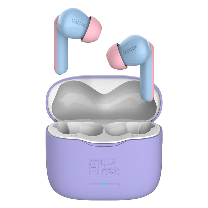 마이퍼스트 아동용 케어버즈 무선 TWS 블루투스 이어폰, 코튼캔디, FH8505SA