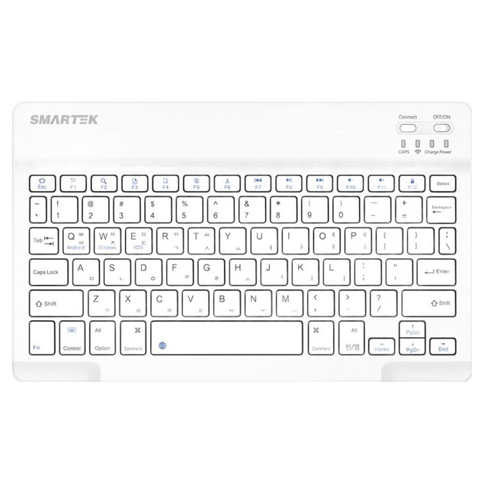 스마텍 충전식 슬림 미니 저소음 C타입 블루투스 무선 텐키리스 키보드