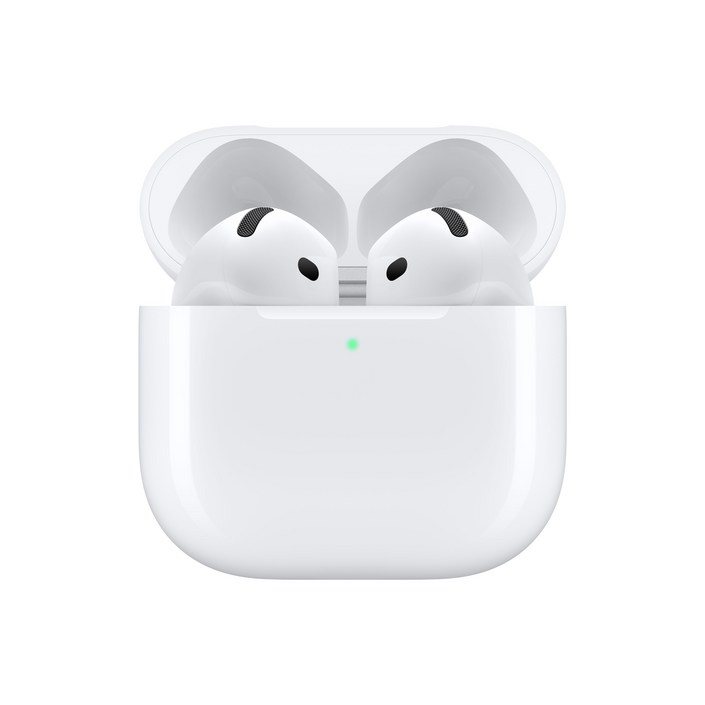 Apple 2024 에어팟 4세대 블루투스 이어폰 유선충전, MXP63KHA, 화이트