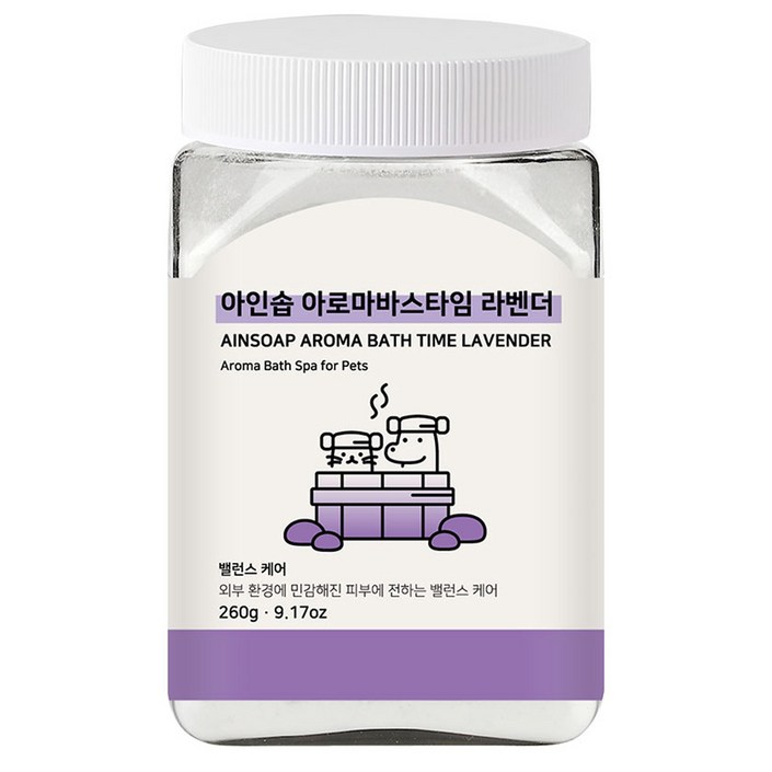 아인솝 아로마 바스타임 탄산 스파 라벤더 전용 스푼, 260g, 1세트 아인솝 아로마 바스타임 탄산 스파 라벤더 전용 스푼, 260g, 1세트