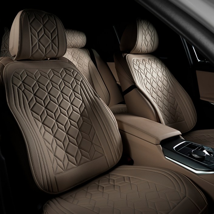 벤딕트 차량용 카시트 커버 앞좌석 풀세트, 토피브라운, 1세트