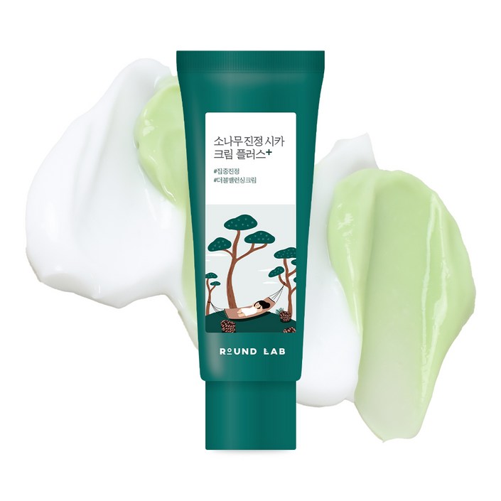 라운드랩 소나무 진정 시카 크림 플러스, 1개, 60ml