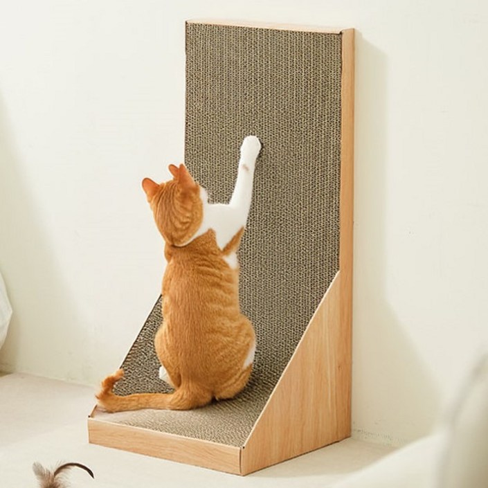 코멧 펫 고양이 스크래쳐 벽면형, 베이지, 1개 코멧 펫 고양이 스크래쳐 벽면형, 베이지, 1개