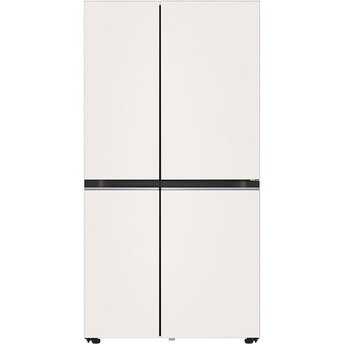 LG전자 디오스 오브제컬렉션 양문형 냉장고 매직스페이스 832L 방문설치, 베이지 (상) + 베이지(하), S834MEE30 20221019