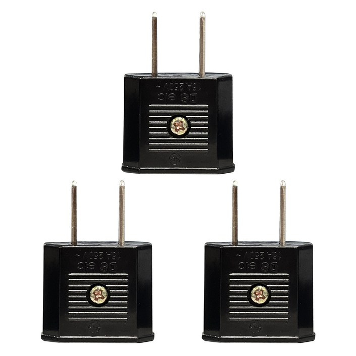 홈플래닛 국내생산 220V 변환 110V 플러그 여행용 어댑터 나사형