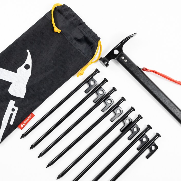 루아즈 텐트 캠핑 단조팩  망치  전용파우치 세트