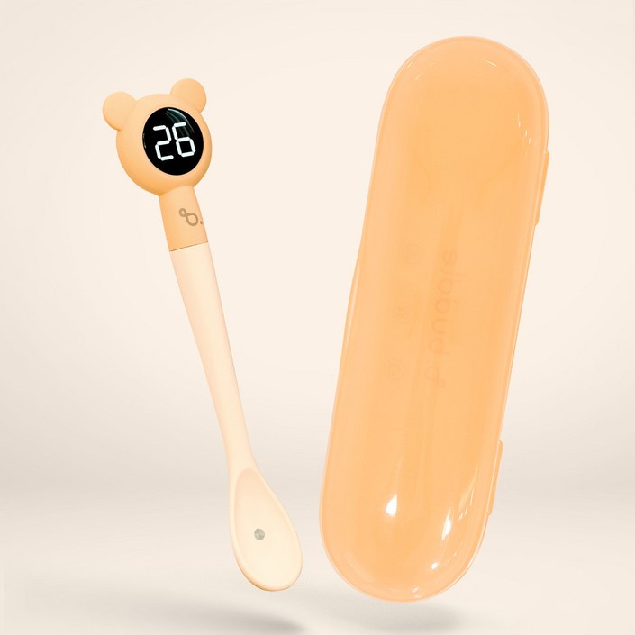 버들 스마트 온도계 스푼, 단일 색상, 스푼 + 케이스, 1개