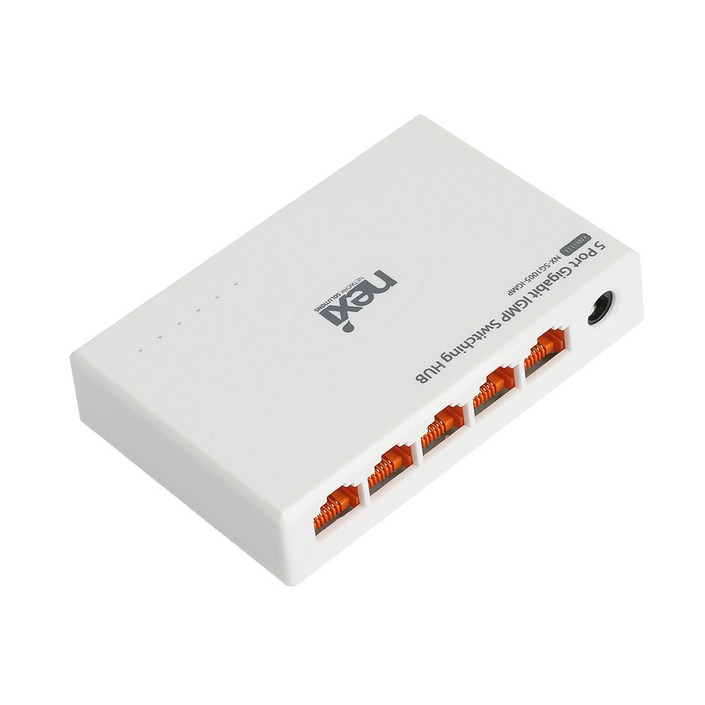 넥시 5포트 기가비트 IGMP 스위칭 허브, NXSG1005IGMP, 1개