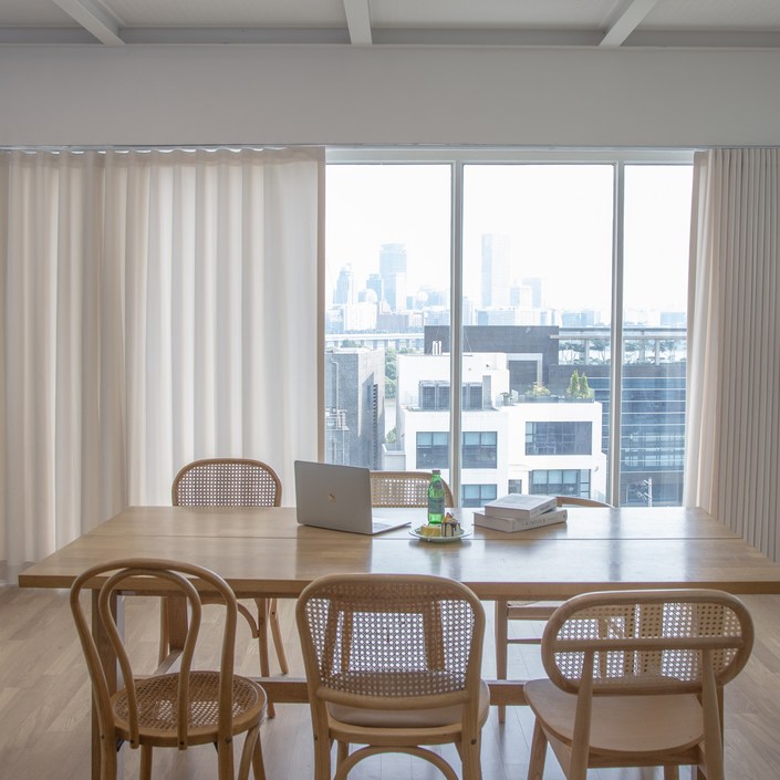 nuguna 굿데이 항균 사계절용 형상기억 예쁜주름 커튼세트