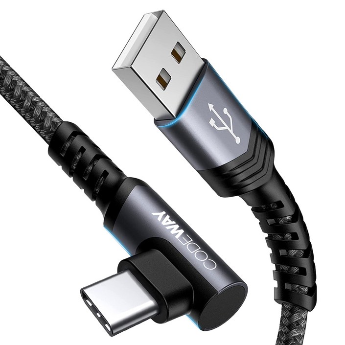 코드웨이 USB A to C타입 고속 충전 케이블, 1m, 단일 색상, 1개