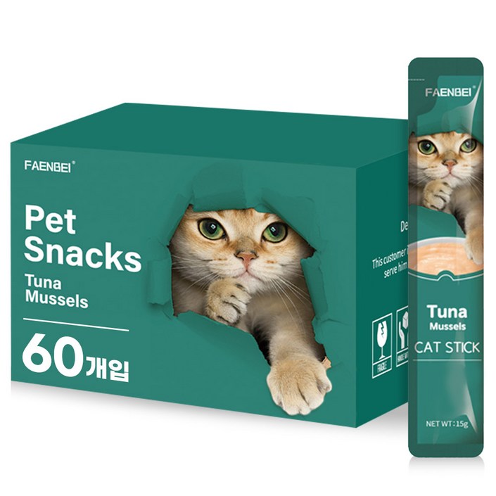 아크로펫 고양이 짜먹는 간식 츄르 60p, 1개, 900g, 참치