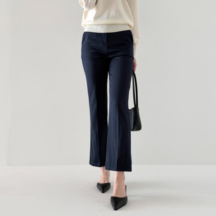 라라온 여성용 숏롱 기장 베이직 부츠컷 스판 슬랙스 25TSP3435