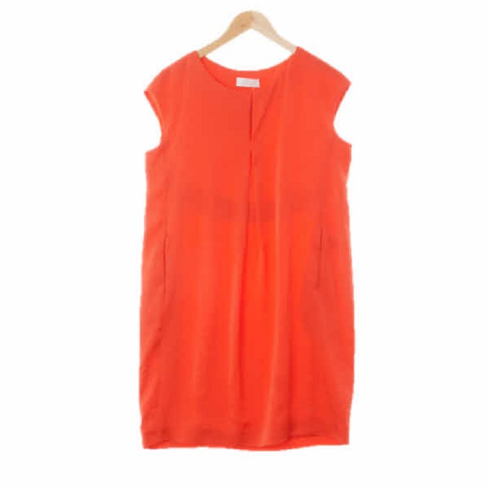 9915 발렌시아 카민레드 캡소매실키원피스 94102165