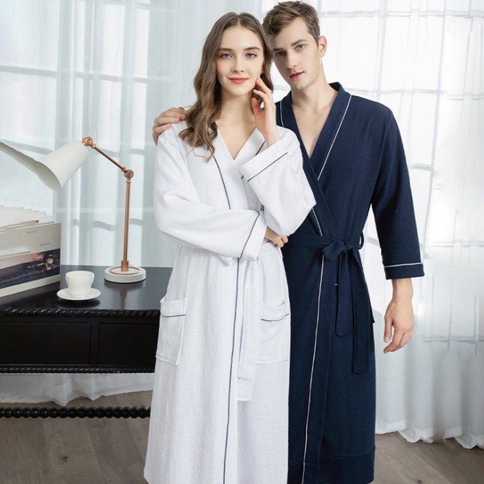 원이네 여름용 와플 가운 L