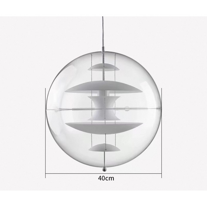 인테리어조명 북유럽조명 베르판 글로브 샹들리에 식탁등 화이트